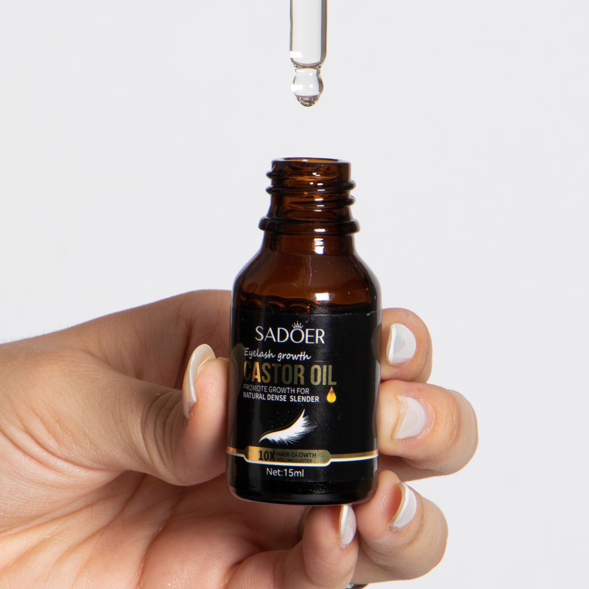 Aceite de ricino para cejas y pestañas SADOER