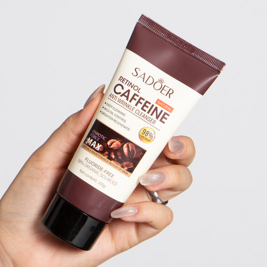 Jabón antiarrugas reafirmante de retinol con cafeína SADOER