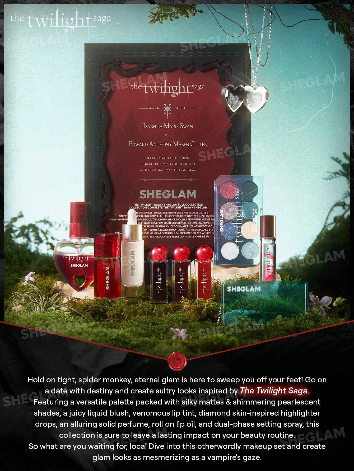 Colección Twilight X SHEGLAM - FULL SET