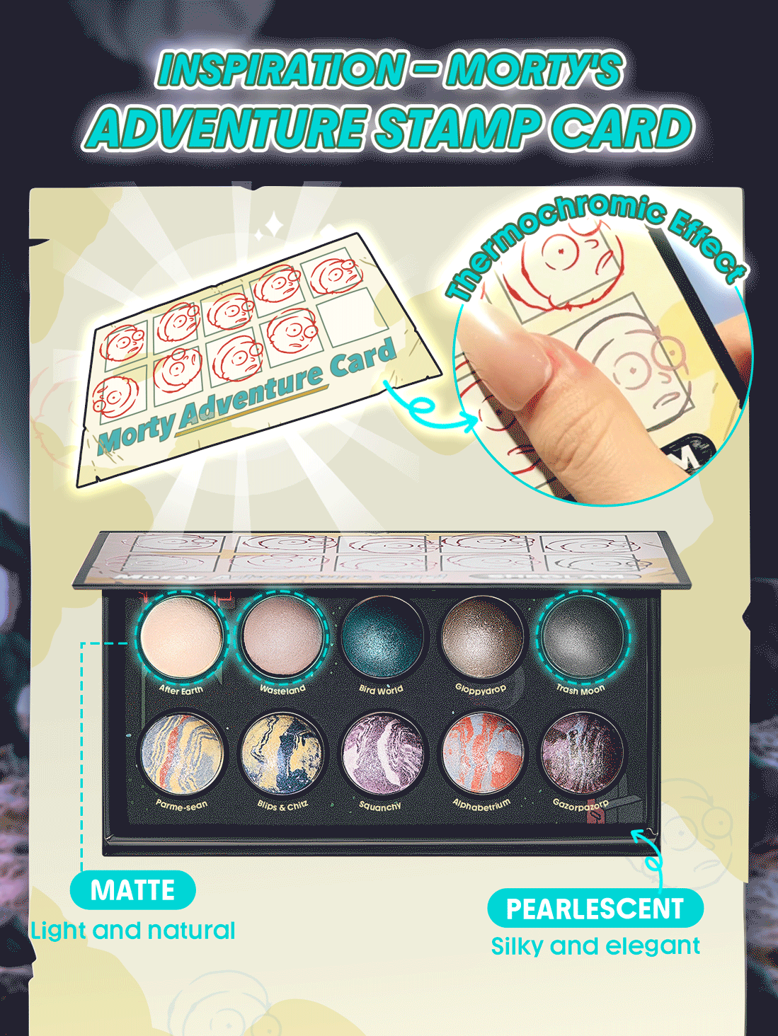 Colección Sheglam x Rick y Morty - Edición Multiverso 2026 (Bajo Pedido)