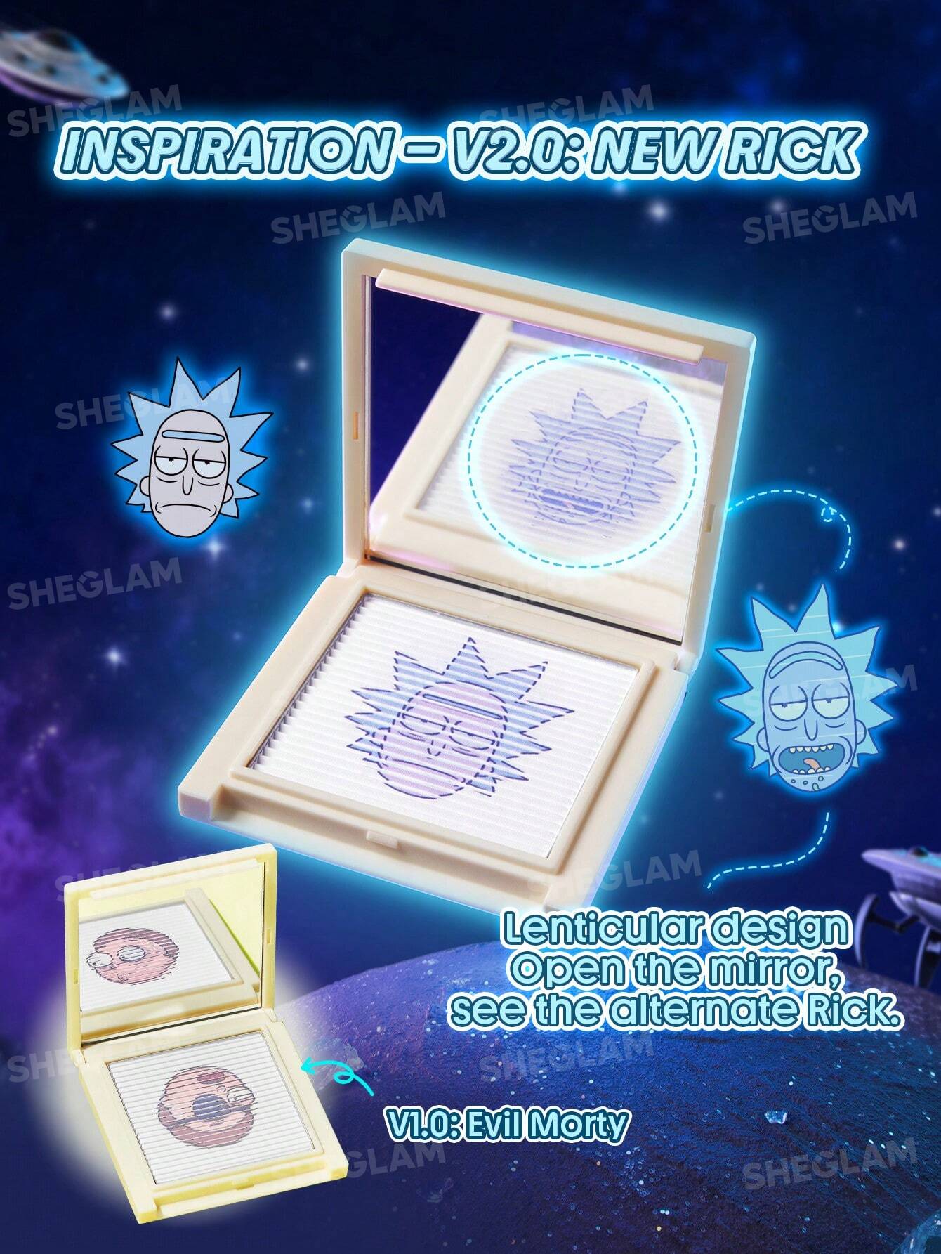 Colección Sheglam x Rick y Morty - Edición Multiverso 2026 (Bajo Pedido)