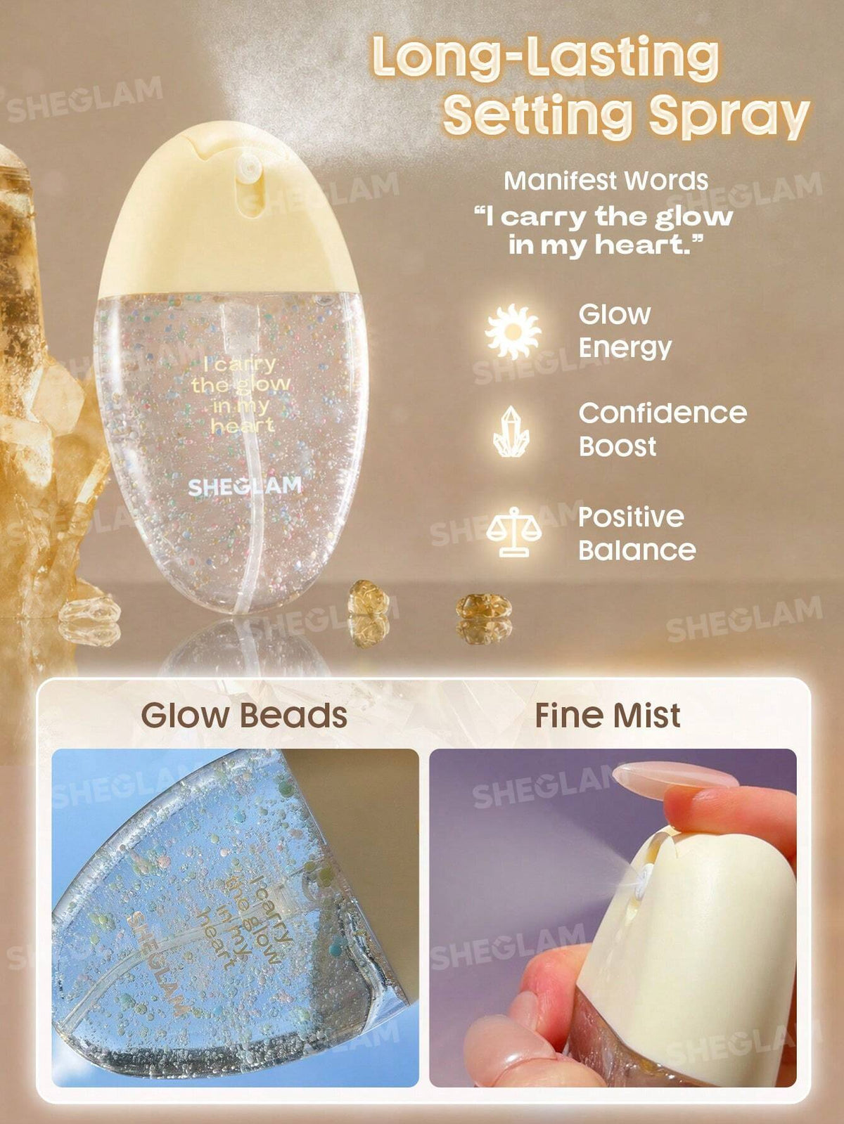 Colección Crystal Intentions X SHEGLAM