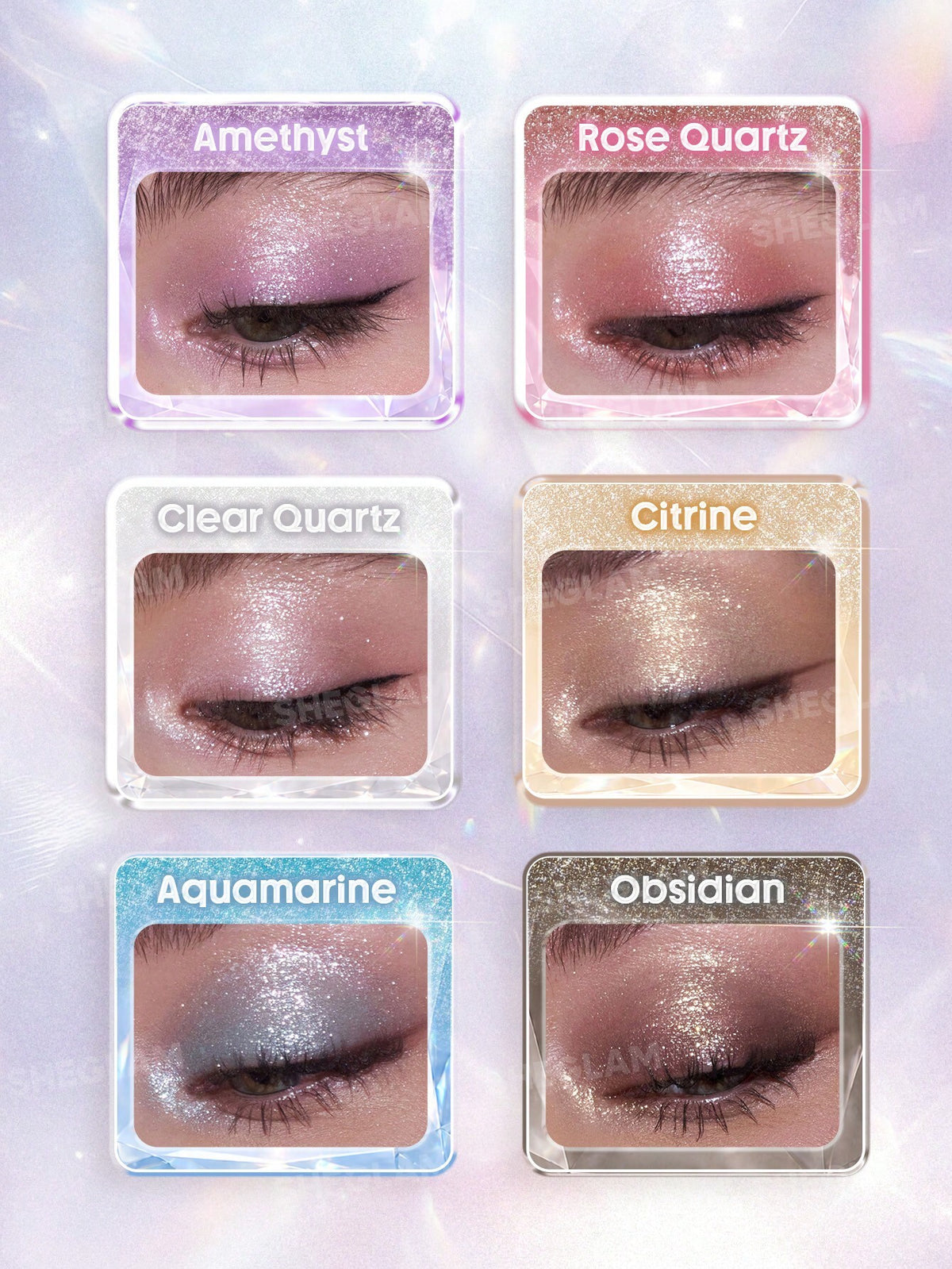 Colección Crystal Intentions X SHEGLAM