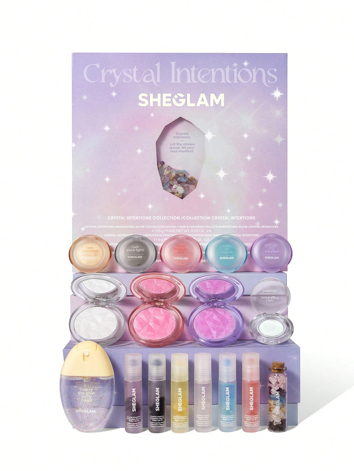 Colección Crystal Intentions X SHEGLAM