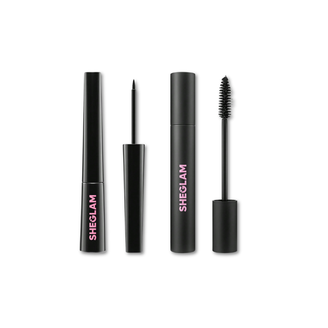 Combo Mirada Perfecta SHEGLAM – Máscara Big Energy + Delineador Stay Inked