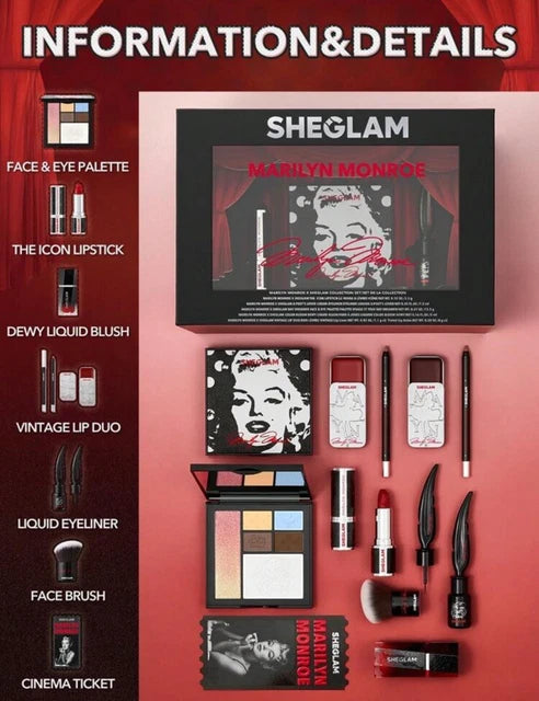 Colección Marilyn Monroe X SHEGLAM - FULL SET