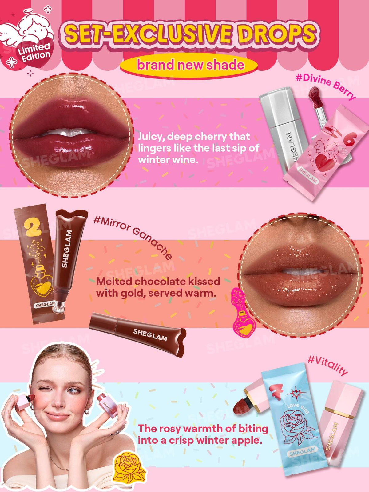 CALENDARIO DE ADVIENTO SHEGLAM - Life is Sweet. Limited Edition