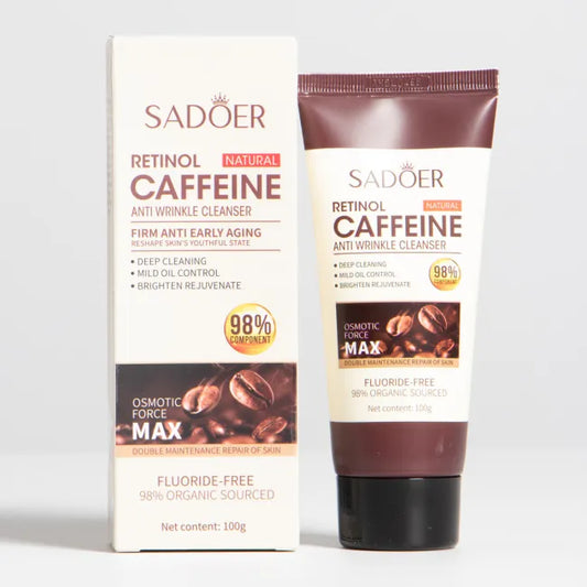 Jabón antiarrugas reafirmante de retinol con cafeína SADOER
