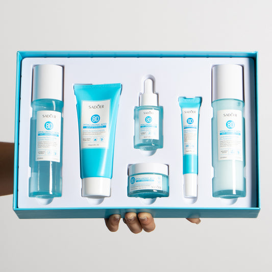 Set de cuidado facial con ácido hialurónico SADOER